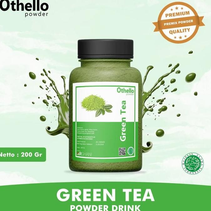 

Baru Othello Bubuk Minuman Greentea 200Gr - Serbuk Powder Drink Rasa Teh Hijau