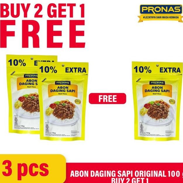 

Pronas Abon 100 Gr Buy 2 Get 1