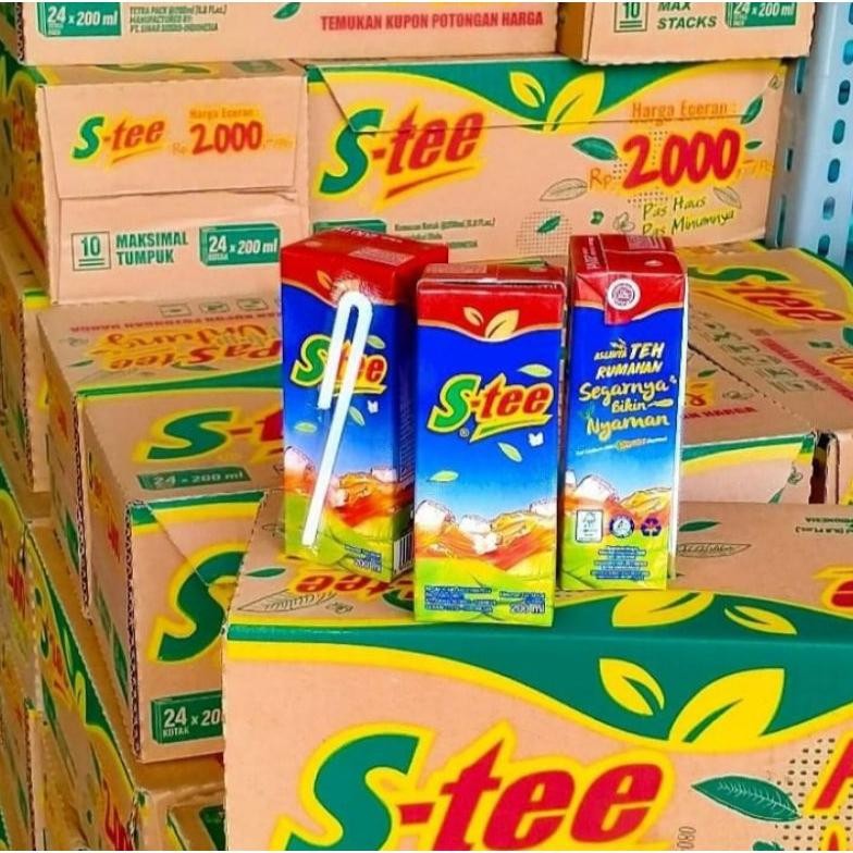 

SALE! S-TEE KOTAK 200ML ISI 24 PCS | MINUMAN TEH SOSRO KEMASAN MURAH