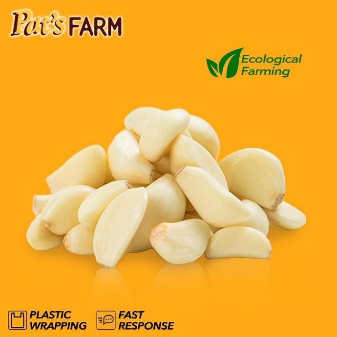 

Original Bawang Putih Kating Kupas Siap Pakai 1kg Premium Garlic