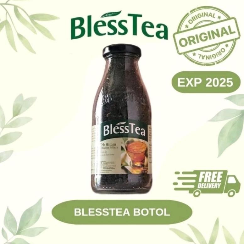 

SALE! BLESSTEA TEH HITAM BOTOL 110GR ORIGINAL | TEH HERBAL SEGAR EXP 2026