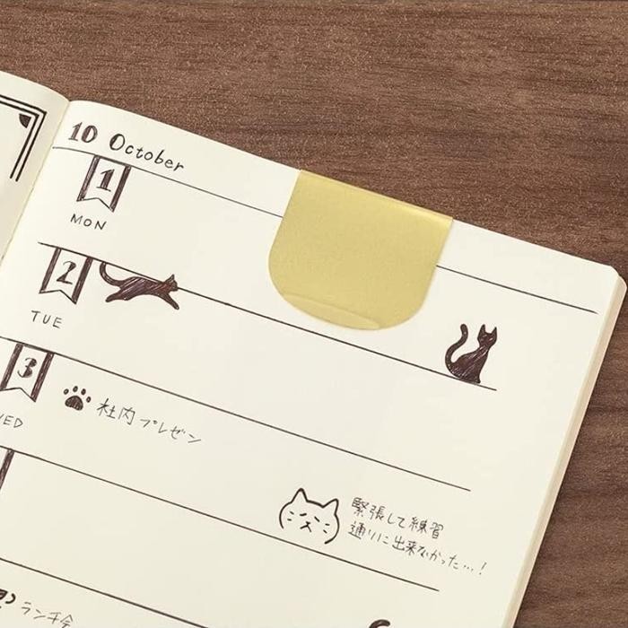 

Midori Penggaris Stencil / Ruler Clip, Pembatas Utk Journaling, Diary Original Dan Terpercaya