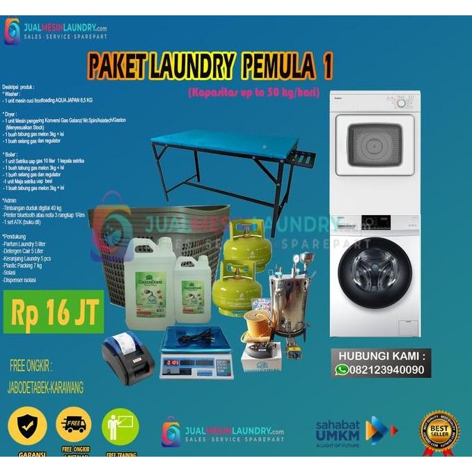 paket usaha laundry kiloan murah