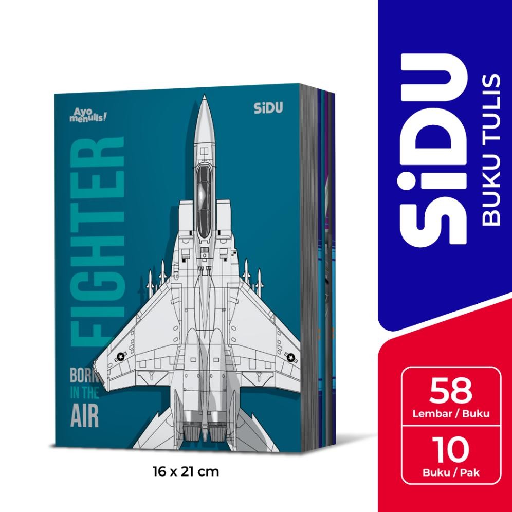 

Siap Kirim Buku Tulis SIDU SDU EB 58 - 58 Lembar 1 Pack Isi 10 Buku