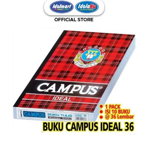 

Siap Kirim IDOLMART Buku Tulis Campus Ideal 36 Lembar Buku Sekolah Murah Terbaru