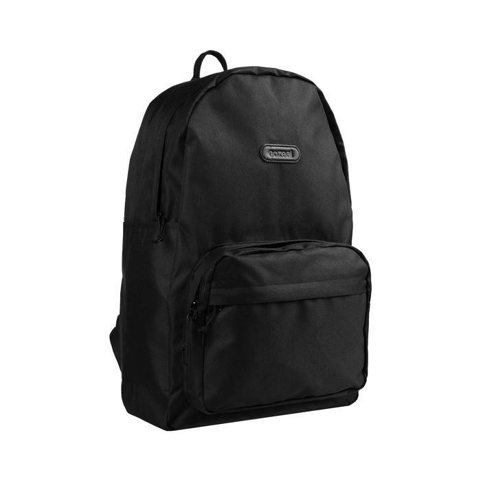 Gozeal | Backpack | Fused | Tas Ransel Pria Wanita Unisex | Tas Laptop |  Canvas | Polos Hitam