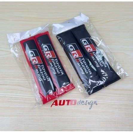 JBM GR Sport Toyota Shoulder Pad Cover Seat Belt Mobil Universal