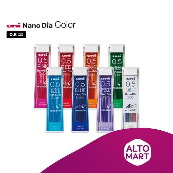 

Uni Nanodia Erasable Color Lead Refill 0.5 Mm