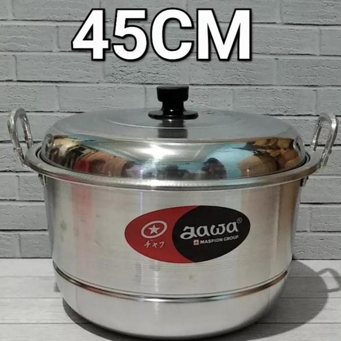Panci Langseng Kukusan Dandang Maspion Jawa 45Cm/Steamer Maspion Jawa
