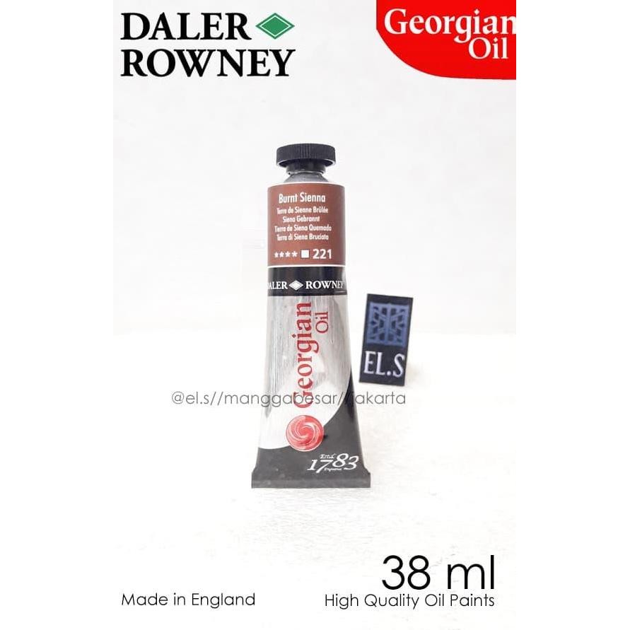 

Daler Rowney Georgian Oil Burnt Sienna 38 Ml ( Cat Minyak )
