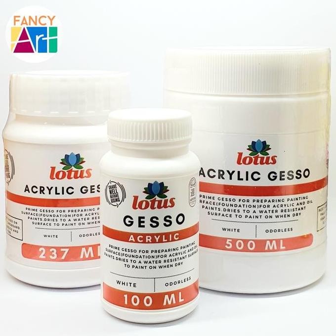 

Lotus Acrylic Decoupage White Gesso