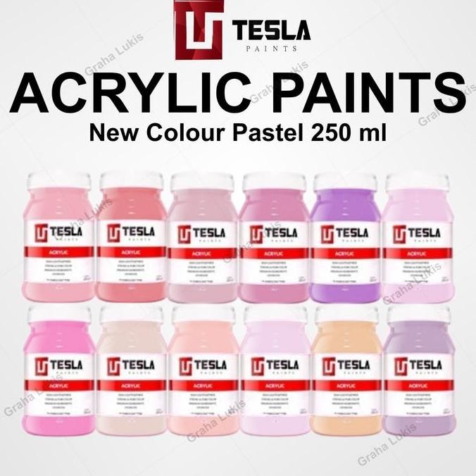 

Tesla Paints Acrylic 250Ml - New Color Pastel