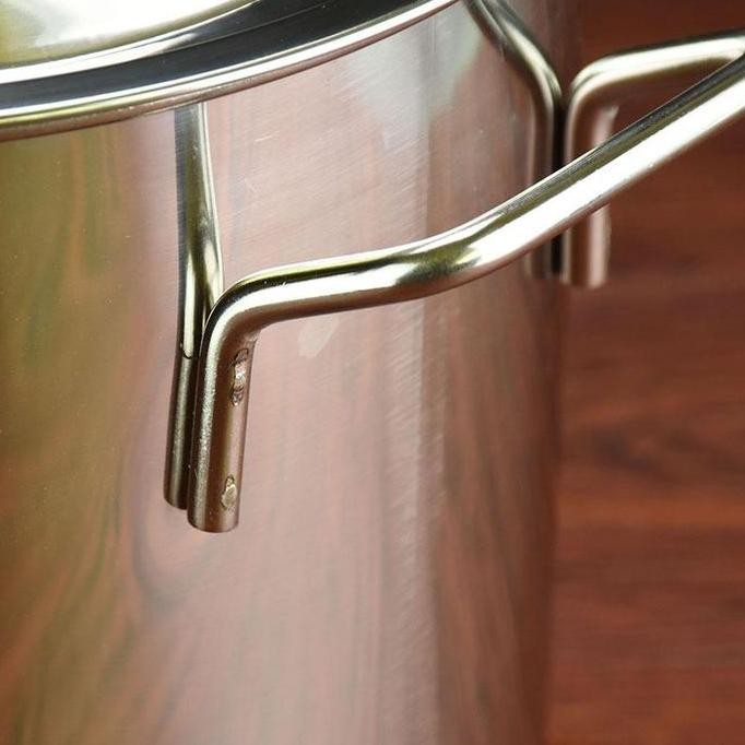 Ugo Panci Jumbo Stainless Tebal | Panci Dandang Stainless Steel | Panci 5Liter 12Liter | Dandang Bak