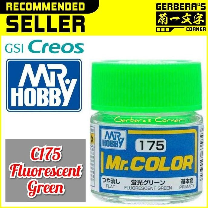 

Mr Color C175 Fluorescent Green - Mr. Hobby - Lacquer Paint