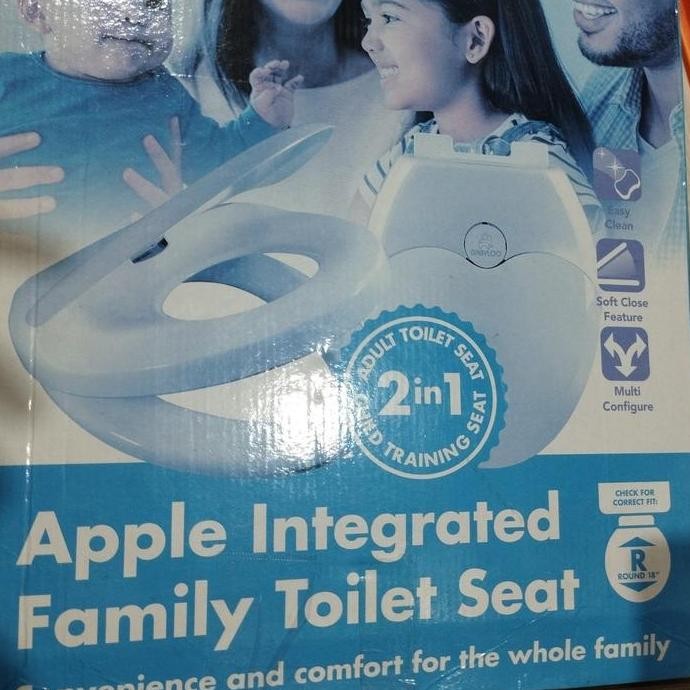 Babyloo Toilet Seat Family Dudukan 48.2Cm-Putih 2In1 Bisa Buat Bayi Dan Dewasa