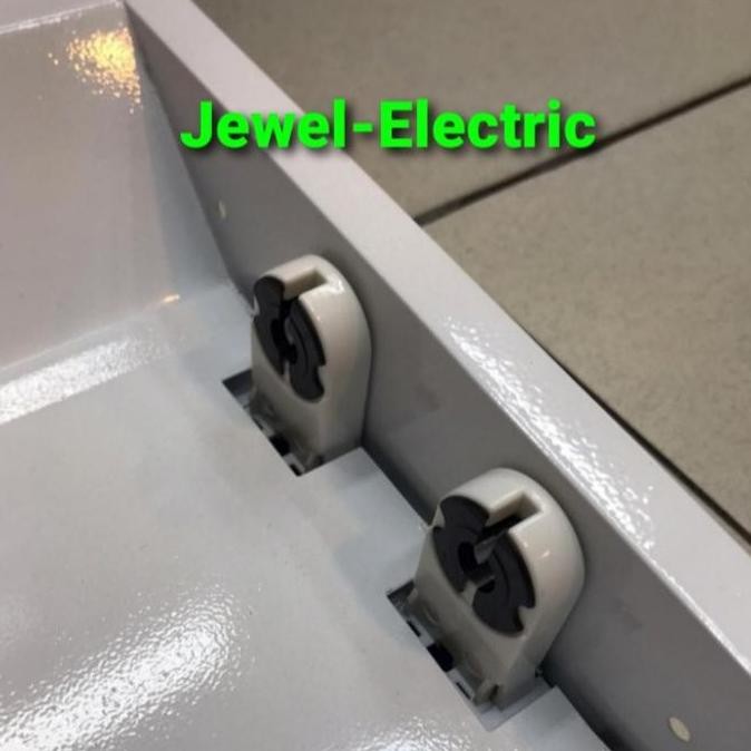 Lm Kap Lampu T8 Tki 2X18/2X8 Housing Tl Neon Led T8 Isi 2 Lampu Tki 2X18
