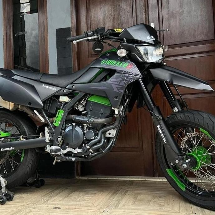 Decal Sticker Striping Variasi Fullbody KLX D-TRACKER X 250 Hitam