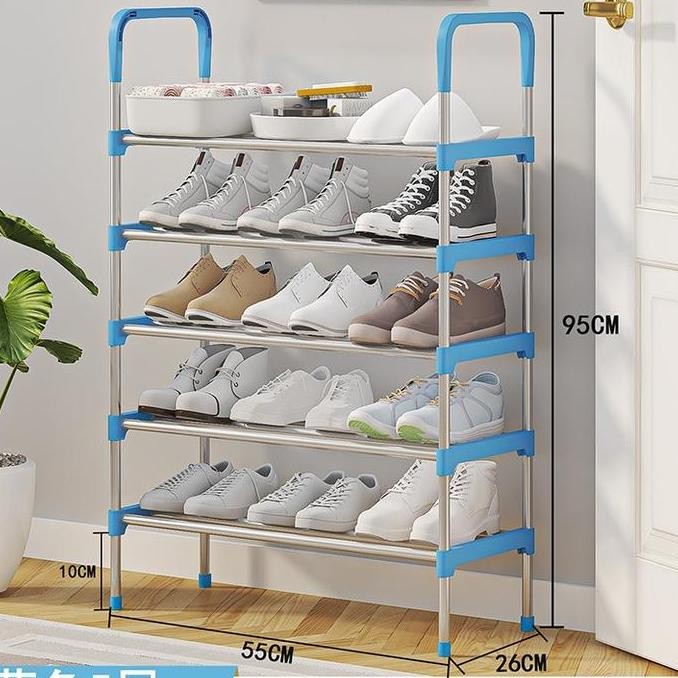 Rak Sepatu 5 Susun Serbaguna/Rak Sepatu 5 Susun Gantungan Payung / Rak Sepatu 5 Tingkat Tempat/ Sepa