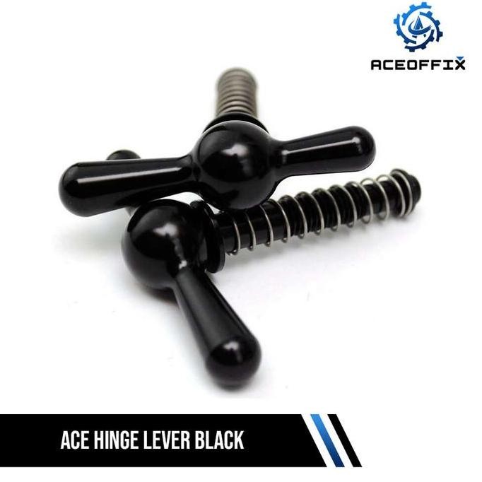 Ready ACEOFFIX HINGE CLAMP LEVERS BLACK murah