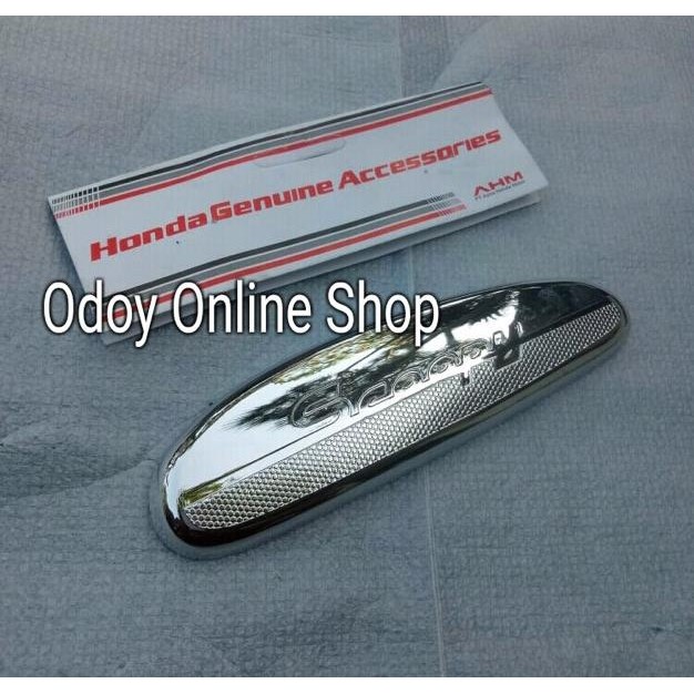 Exclusive Garnish Muffler Aksesoris Tutup Knalpot New Scoopy Fi K16 2014-2016 Original Ahm Sale