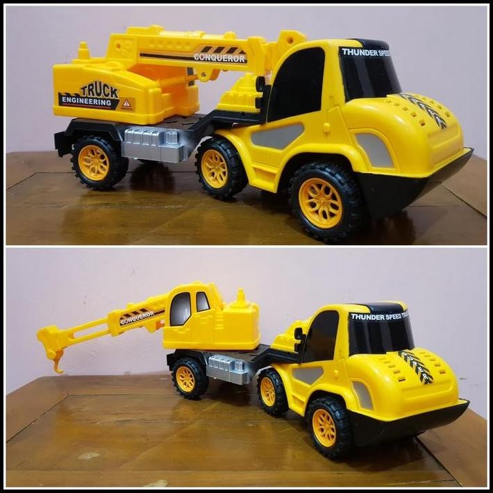 Mainan Mobil Truck Crane - Mainan Truk Crane