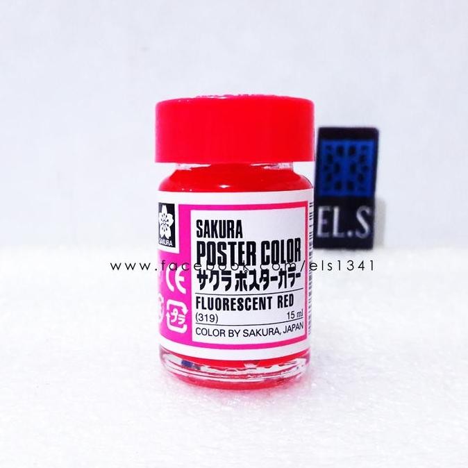 

Sakura Poster Color Fluorescent Red (Cat Poster)