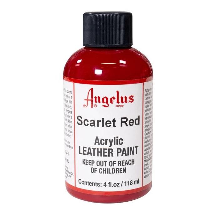 

Angelus Scarlet Red Acrylic Leather Paint Cat Bahan Kulit Merah 4Oz