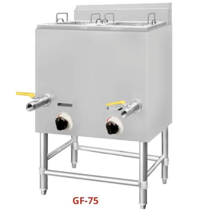 Getra Gf-75 Gas Deep Fryer (Alat Penggorengan Listrik) 2 Tank 14 Liter