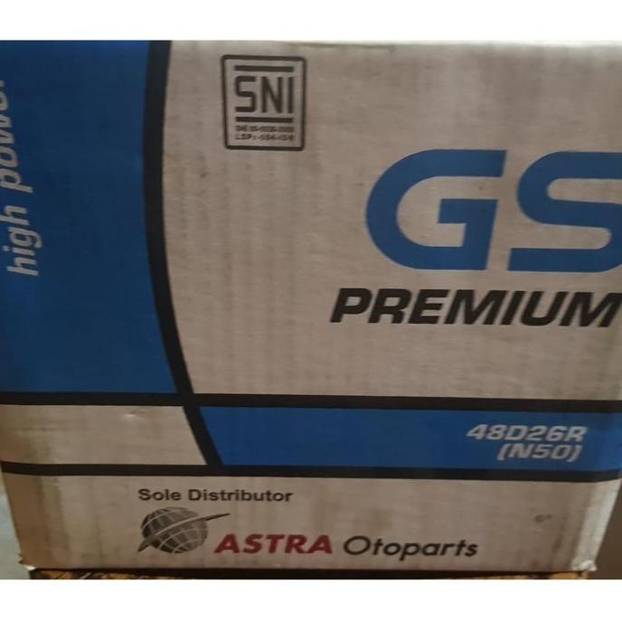 Aki Mobil Gs Premium N50 | Accu Gs Basah