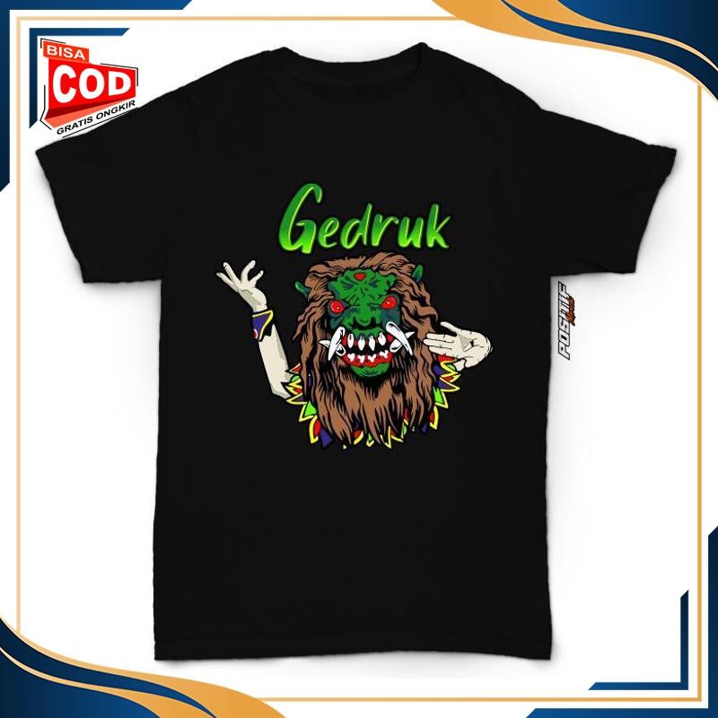 (Bismillah) Baju Kaos Anak Gedruk Buto Jaranan Mberot Bantengan Ur-21