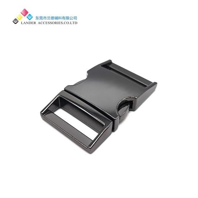 Buckle Gasper Gesper Kunci Sodok Alloy Metal Lander / Buckle / Th-01 / Shiny Gunmetal / 25Mm