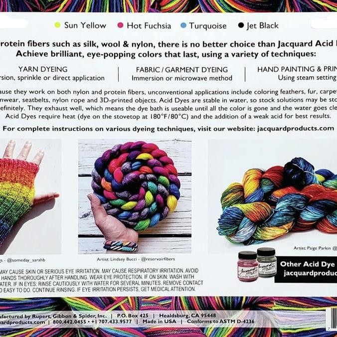 

Jacquard Usa Pewarna Tekstil Kain Acid Dye (Repacking)