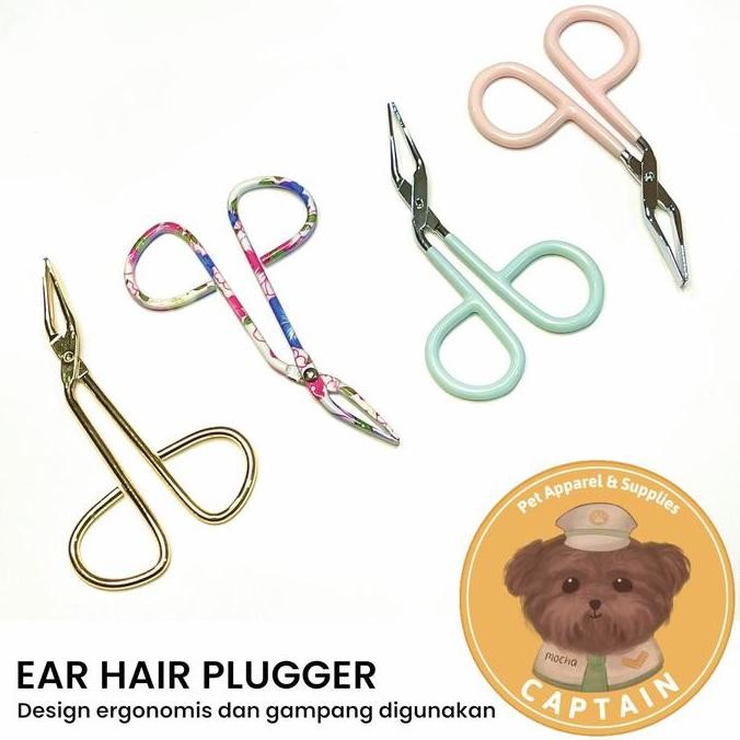 Hair Plugger / Gunting Pencabut Bulu Telinga Anabul Anjing Kucing