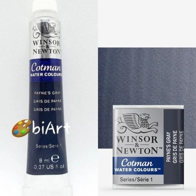 

Cat Air Cotman Water Colour Payne'S Gray Tube 8 Ml Winsor & Newton