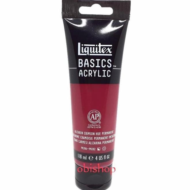 

Cat Akrilik Liquitex Basics Acrylic 118Ml Alizarin Crimson Hue