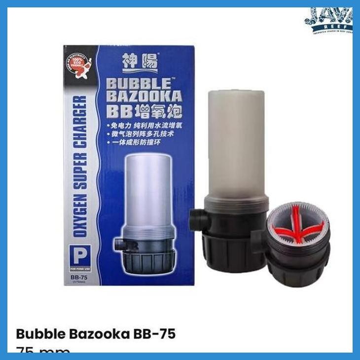 (RATU BEE) BUBBLE BAZOOKA OXYGEN SUPER CHARGER AERATOR KOLAM IKAN KOI TANPA LISTRIK AQUARIUM AKUARIU