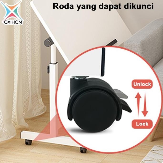 

Oxihom Meja Belajar Meja Laptop Meja Gambar Meja Makan Meja Kerja Roda Besi Kayu Furniture TF