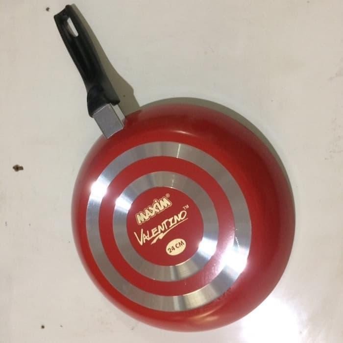 Maxim Valentino Fry Pan Teflon 24Cm/ Wajan Teflon Maxim Termurah