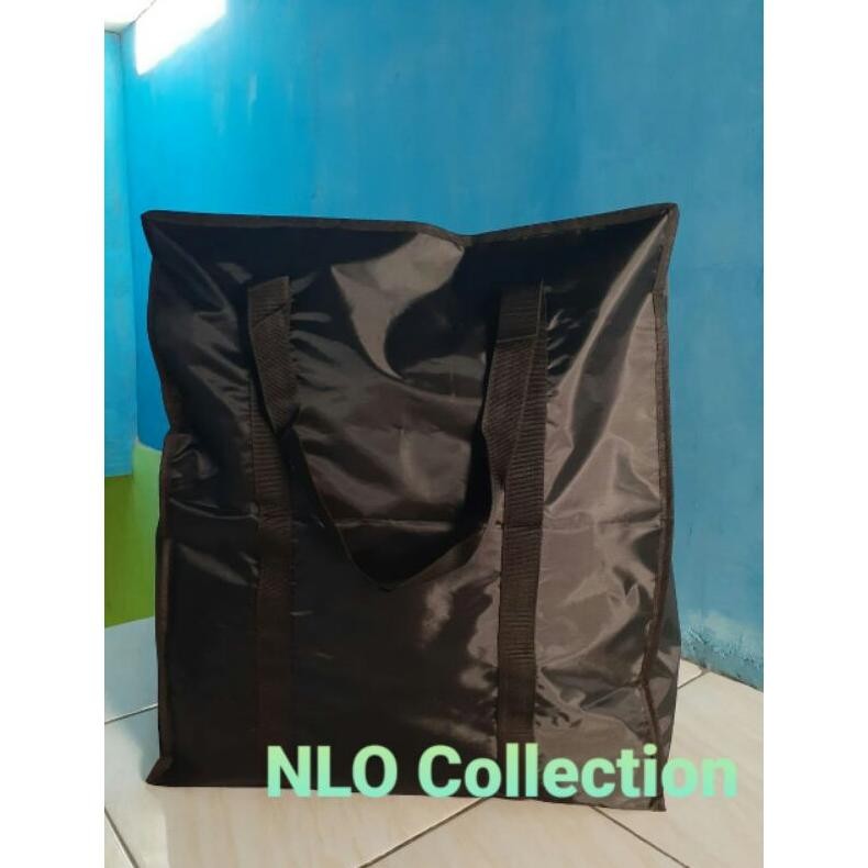 Tas Terpal Polos Besar L (55x59) Laundry Bag Totebag Jinjing Serbaguna Nugi