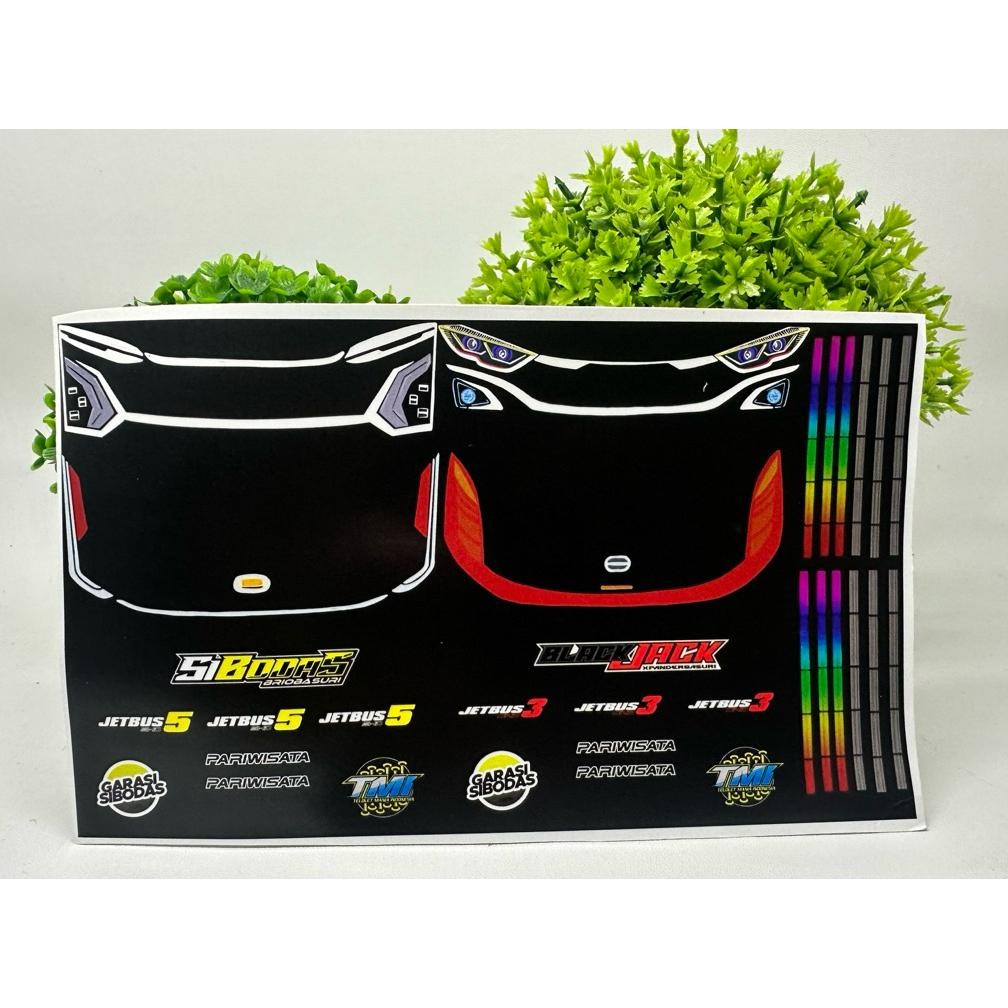 

Lnb-1217 Stiker Miniatur Aksesoris Bus Jb3 Dan Jb5