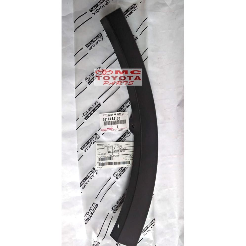 Moulding Extension Bumper Depan Kiri Rush Terios New 52113-BZ100 Nugi