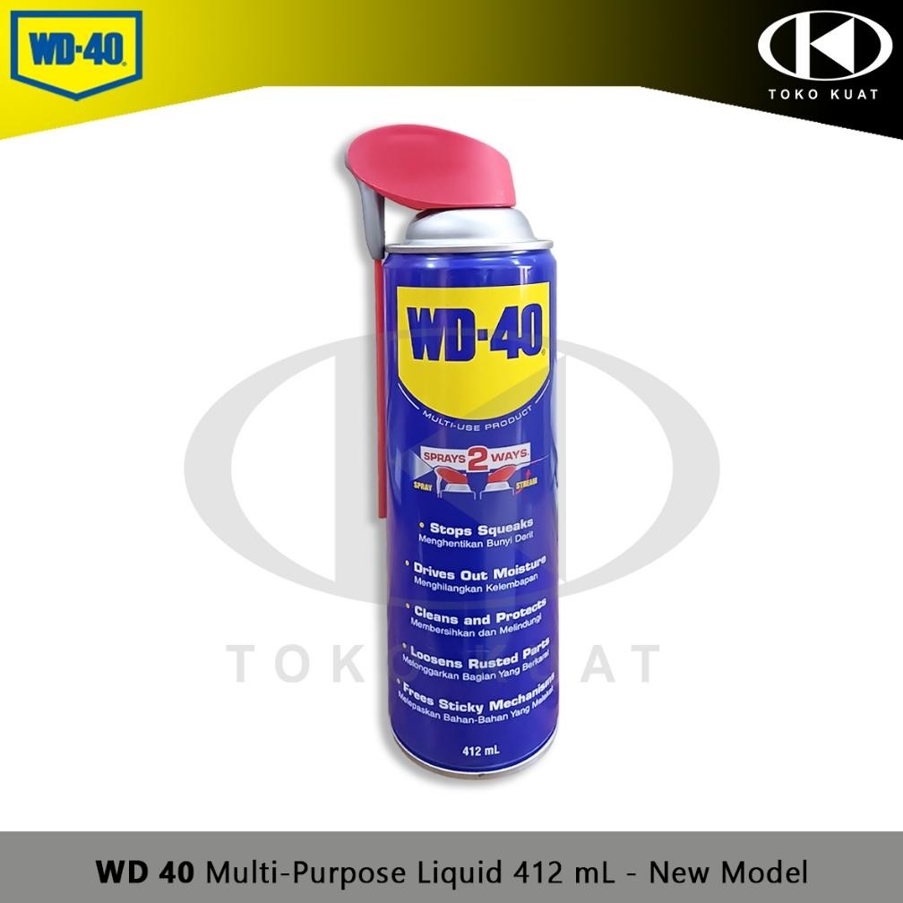 Multi Purpose Liquid WD 40 412ml Cairan Anti Karat Multi Guna Smart Straw Nugi