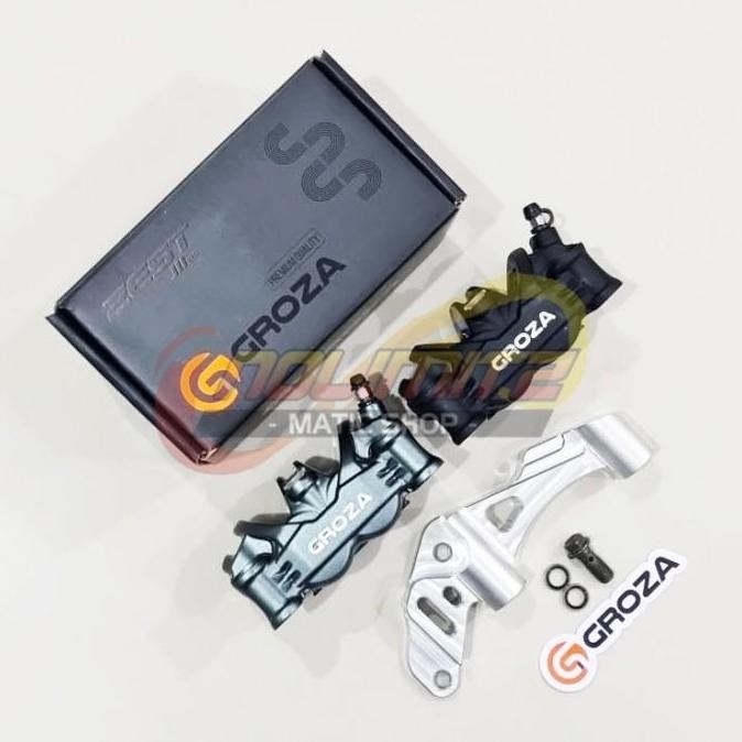 Kaliper Rem Depan Groza Zest Monoblok Disc Brake 260mm Aerox 155