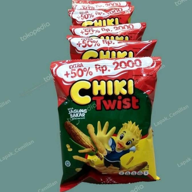 

JB Chiki Twist Jagung Bakar Snack 22gr (10pcs) None