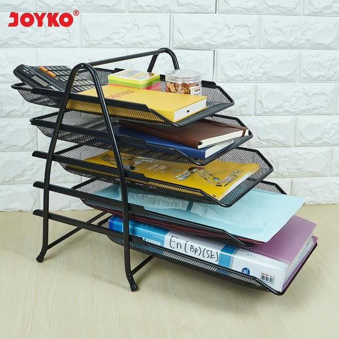 

Joyko Document Tray 5 Tier Metal / Rak Dokumen 5 Tingkat Wadah Dokumen Besi Dt-41