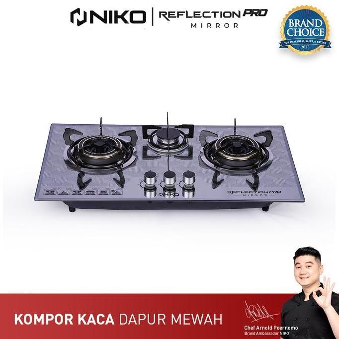Kompor Gas Tanam Niko Reflection Pro Mirror