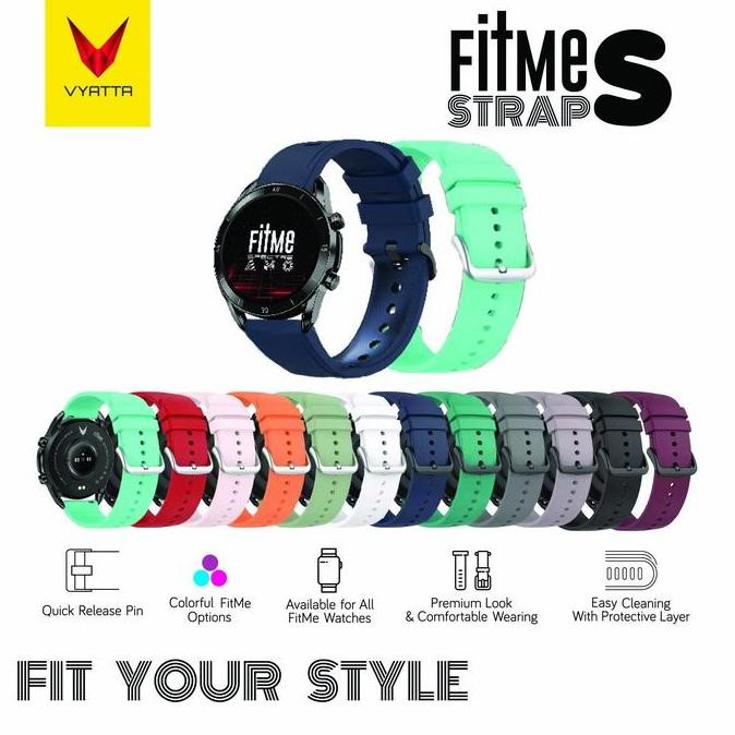 Baru Fitme Strap S 20Mm For Vyatta Fitme Smartwatch - Tali Jam Olahraga