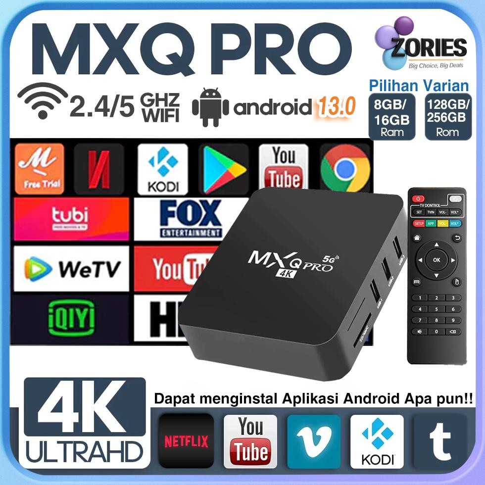 MXQ PRO Android TV Box 4K HD Smart Set Top Box 4G+32G Bluetooth digital Stb TV BOX Smart TV 4K Ultra