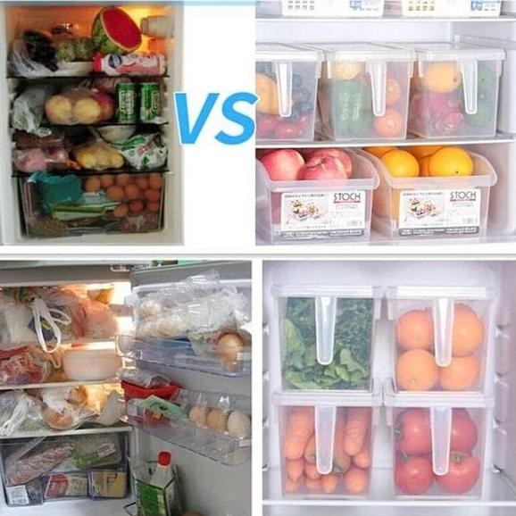 Baru Kontainer Makanan Kulkas - Kitchen Storage Food Box Plastik