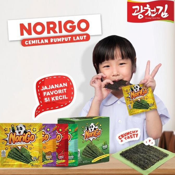 

JB KC. Norigo (1 BOX ISI 12 PCS) / Nori Sachet Seaweed Snack 3g Keju None